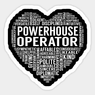 Powerhouse Operator Heart Sticker